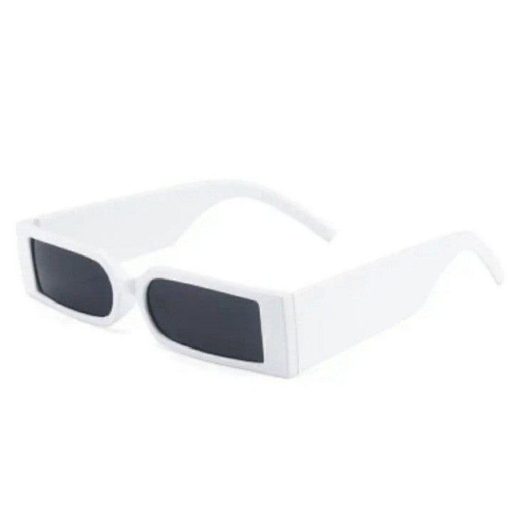 White Celebrity Vintage Unisex Sunglasses